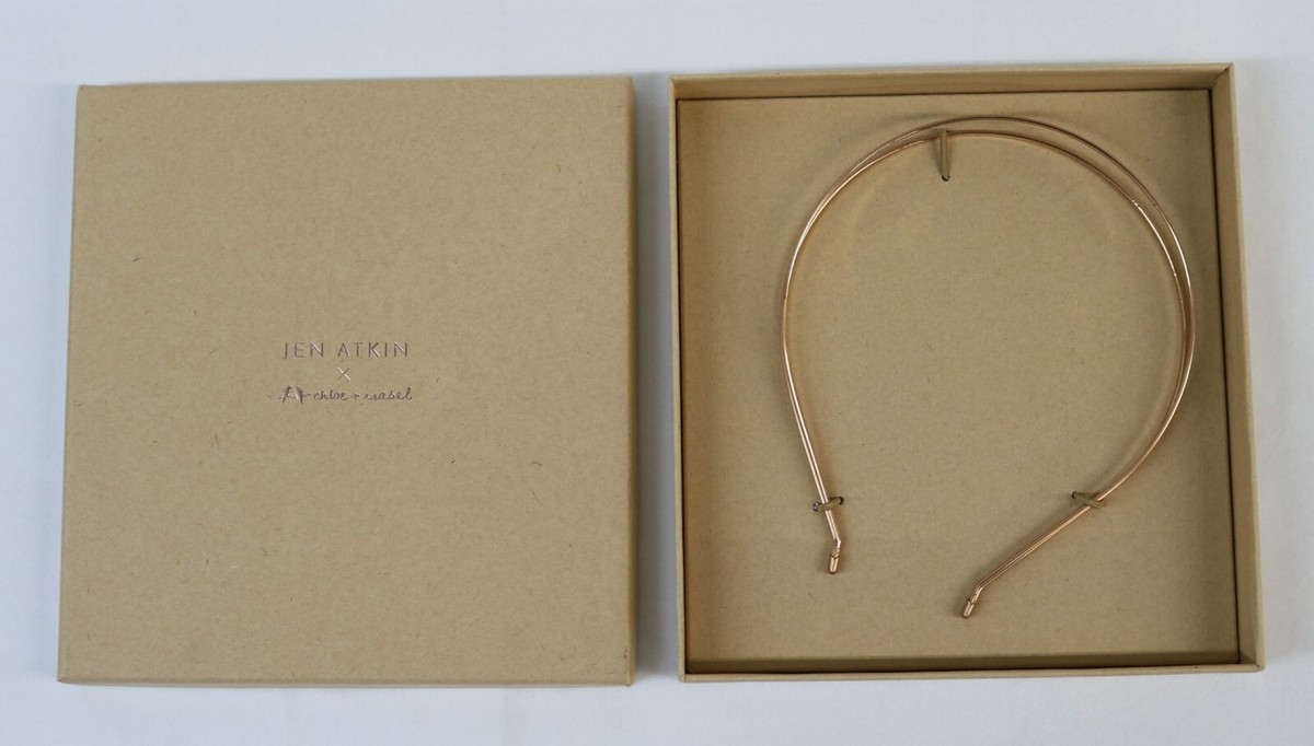 Chloe + Isabel x Jen Atkin Rose Gold Hair Cuff & Pin Set NIB Jen Atkin x Chloe + Isabel Split Headband in Rose Gold Hair  main image 2