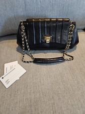 EUC Authenticated Vintage CHANEL CC Fliplock Chain Flap Bag Black Lambskin