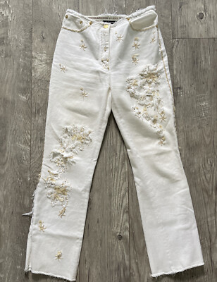 roccobarocco Jeans Vintage Distressed Size 28