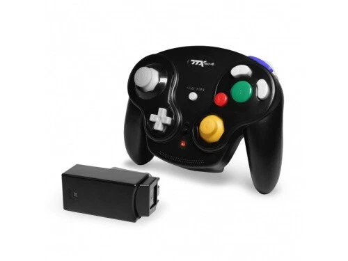 TTX Tech WAVEDASH Nintendo GC/Wii/WiiU Black WIRELESS Controller NXGC-543-[F35] - Image 3 of 3