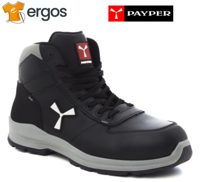 Payper Arbeitsschutzschuhe Atmungsaktiv Hohe Herren GET FORCE MID S3-LTH Schwarz
