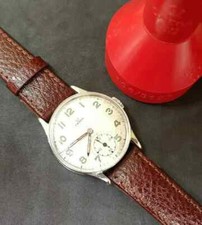 RARO OROLOGIO UOMO VINTAGE OMEGA SUB SECONDO QUADRANTE ARGENTO / S050