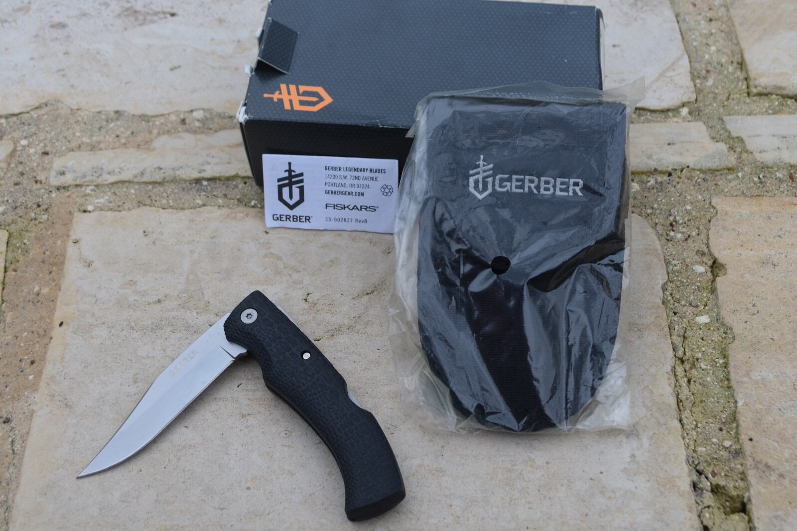 Gerber GatorMate Folding Knife 3" 420HC SS Blade GFN & Rubber Handle