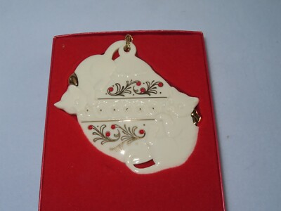 Holiday Mischief Makers Lenox China Beaded Ornament - MIB