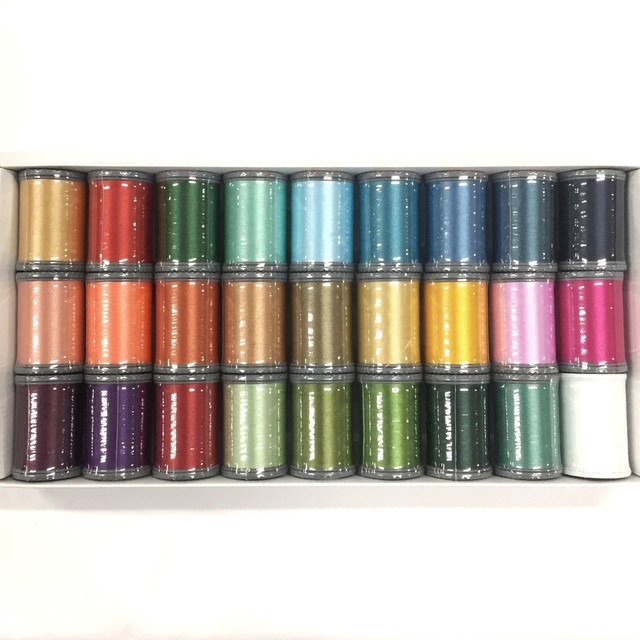 Janome Polyester Embroidery Thread Assortment Set 2 eBay