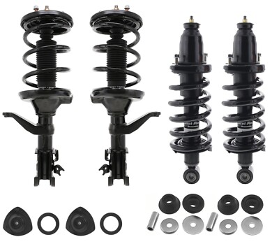 KYB Front and Rear Suspension Strut and Coil Spring Kit For Honda Element 03-11