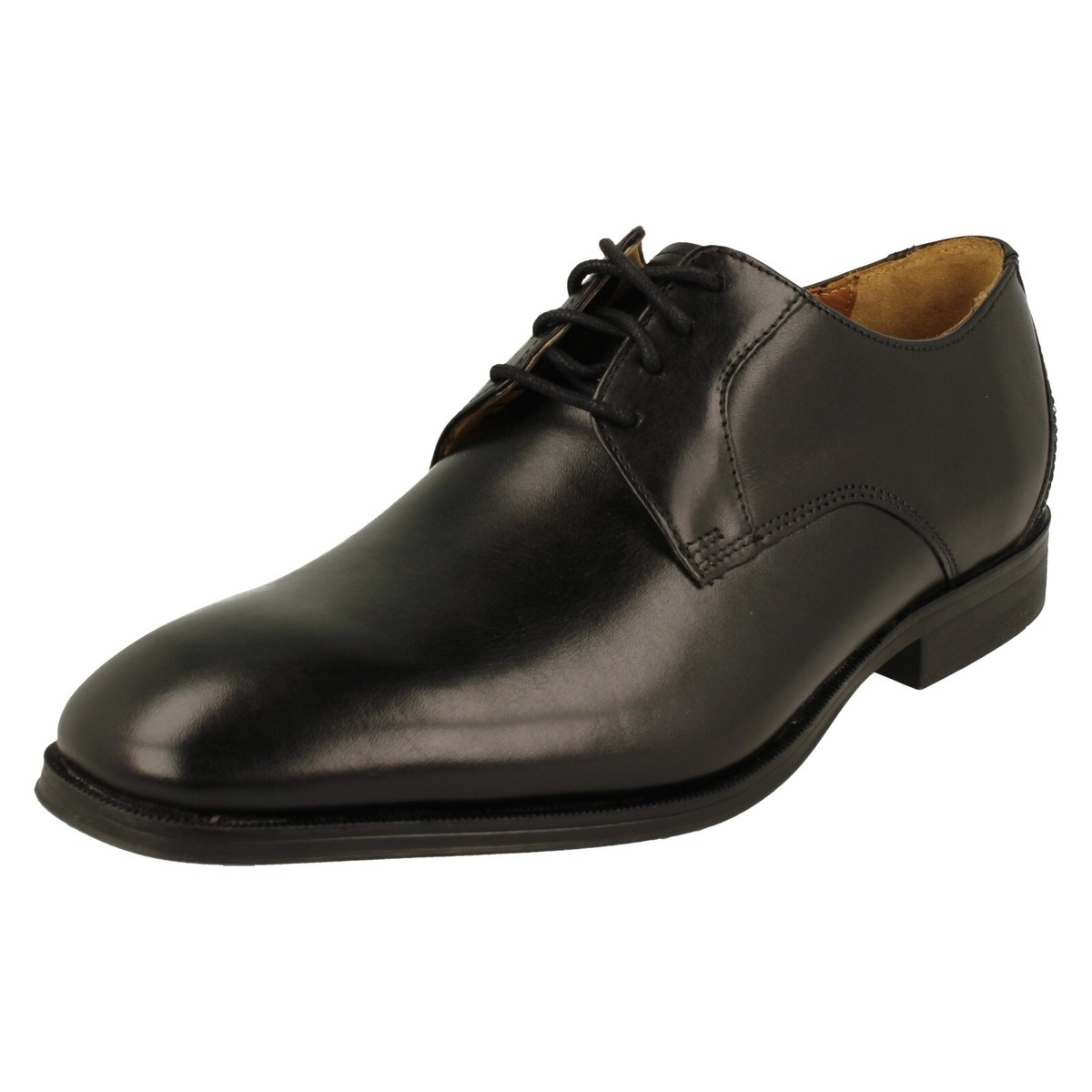 Clarks Gilman Lace ダークタンレザー 26.5 Mens Clark Formal Smart Lace Up Leather Shoes Gilman Lace