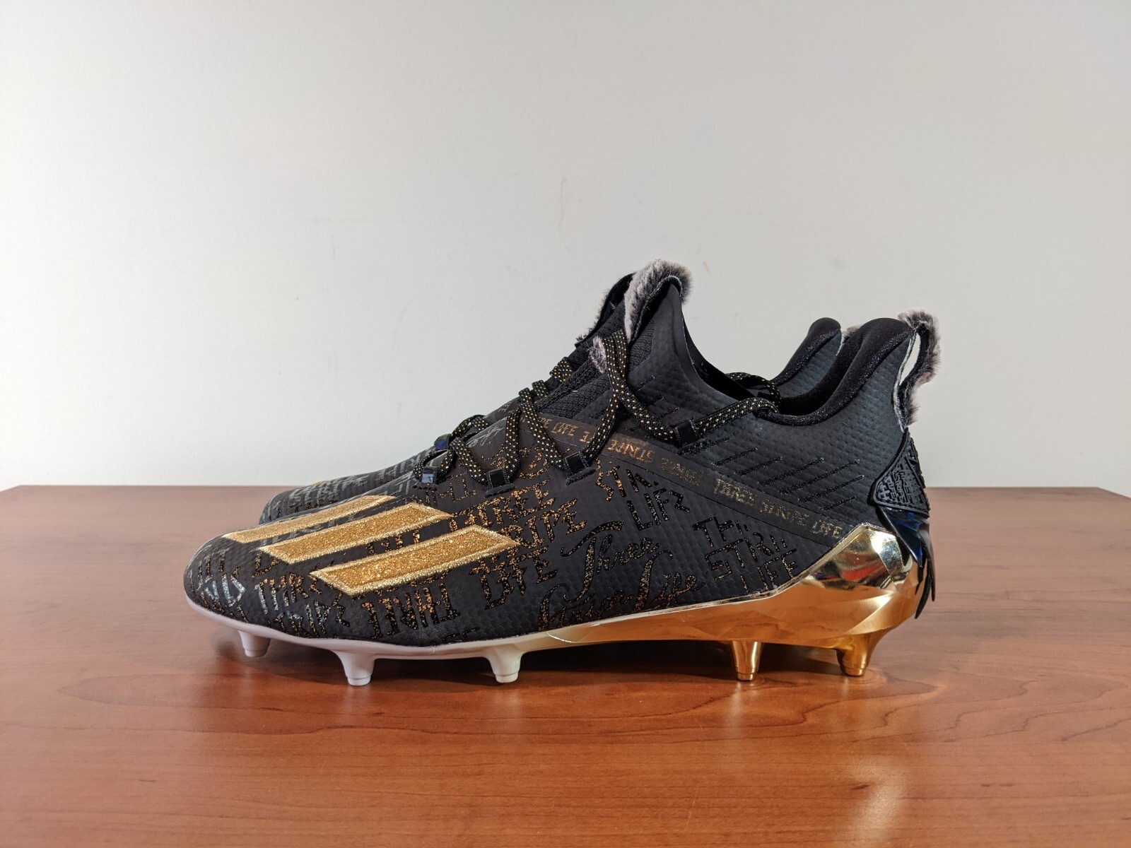 Adidas Adizero Young King Football Cleats Black Gold FW4107 Size 12.5 | eBay