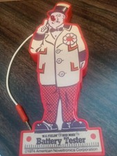 1974 W.C. FIELDS' RED NOSE Vtg BATTERY TESTER American Noveltronics not working