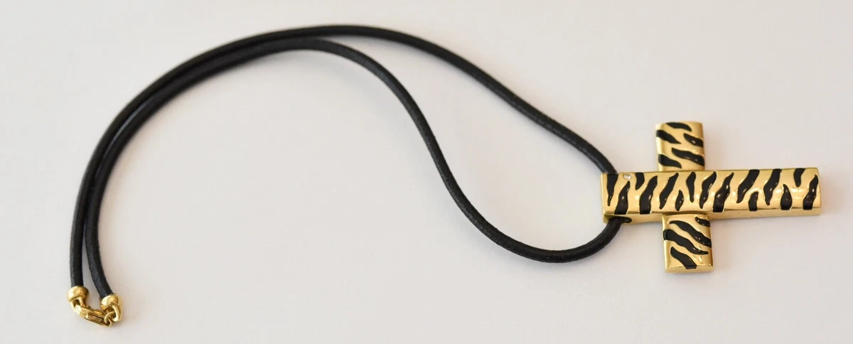 Roberto coin 2024 cross necklace ebay