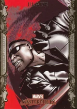 2007 Marvel Masterpieces Gold Foil Border #12 Blade NM/M😍*
