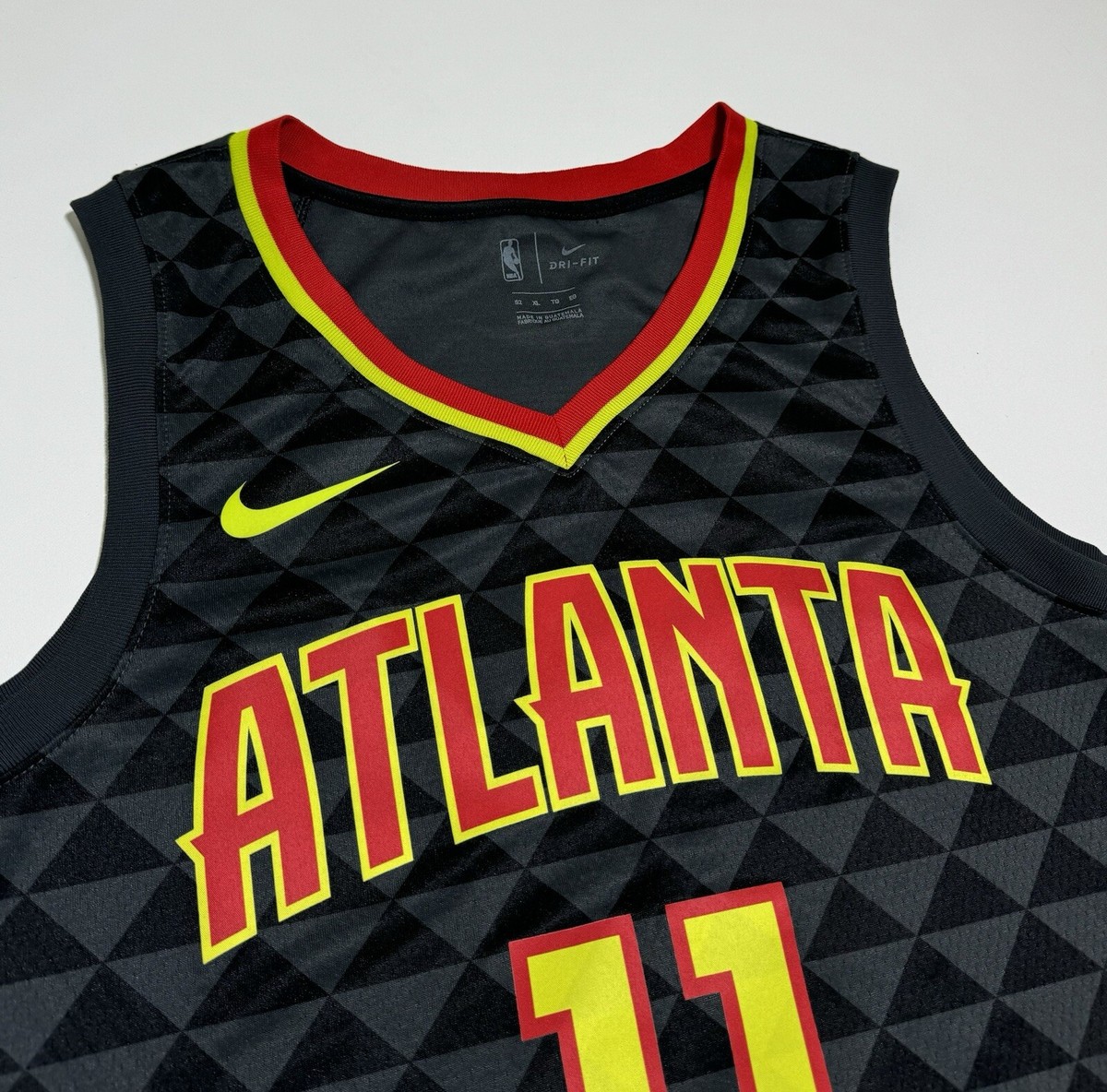 Trae Young XL Atlanta hawks NBA ユニフォーム NBA Atlanta Hawks Trae Young #11 Grey Nike Jersey Size 54 | eBay