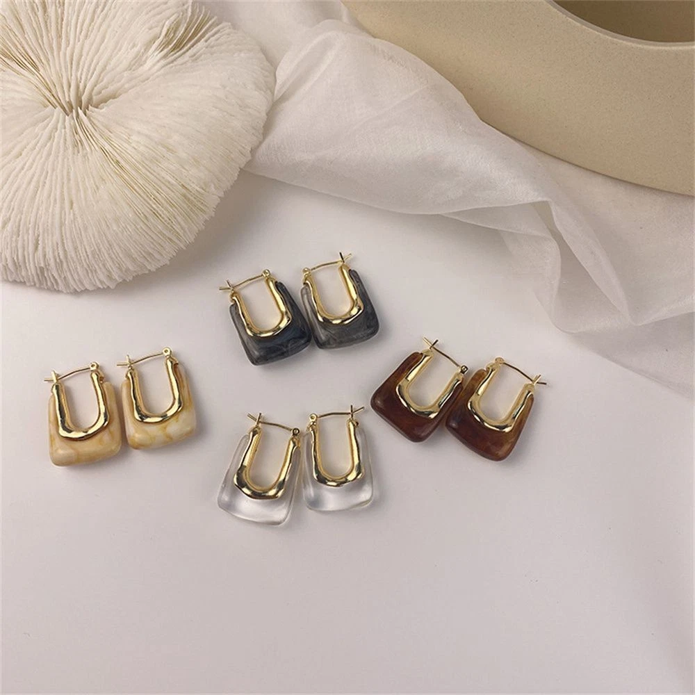 Small acrylic hotsell hoop earrings