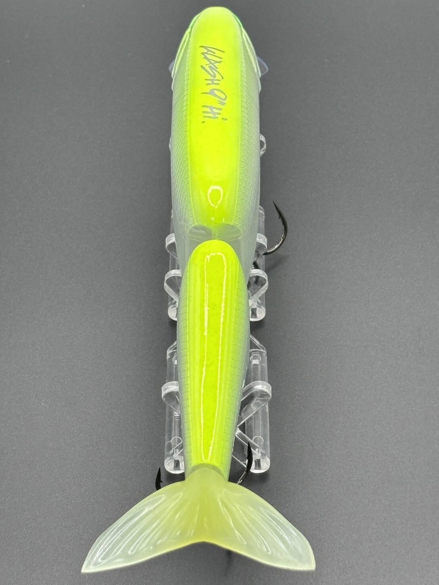 DRT KLASH9 Hi Lemonade with V tail Used Swimbait fishing lure From