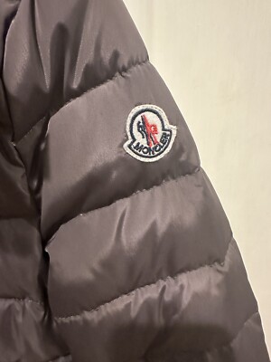 Moncler Down Puffer Jacket Coat Women's Size 3 (L) Grey Gray Moncler Down Puffer Jacket Coat Women's Size 3 (L) Grey Gray
