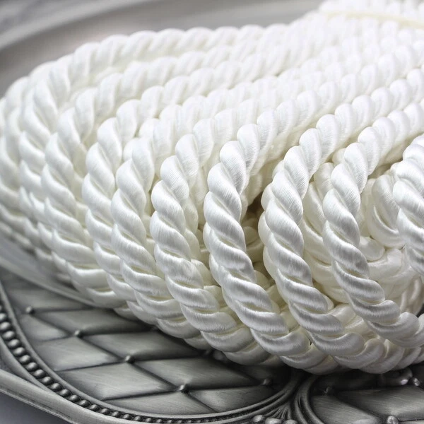  SILKY CORD TWISTED ROPE TRIM BRAID FURNISHING PIPING CUSHIONS UPHOLSTERY 5 MM - Image 2 of 4