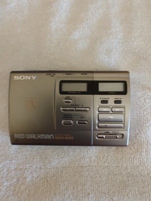 Sony MD Walkman MZ-F40 Radio Portable MD Player UNTESTED AS-IS