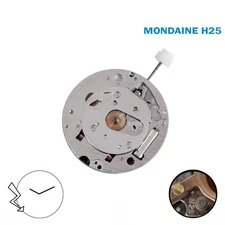 MONDAINE H 25 LTD Swiss Quartz Movement- Without Disk- Silver.