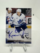 David Kampf Signed Autograph 2022-23 Upper Deck Card #419 Maple Leafs Blackhawks
