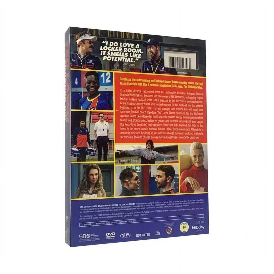 Ted Lasso The Richmond Way 7 Discs DVD New Sealed - Image 2 of 2