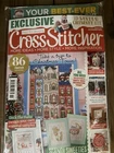 Cross Stitcher magazine Nov 2025 3D Santa & Chimney kit + Scandi Christmas cards