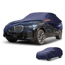 Waterproof All-Weather Universal Car Cover Blue Fits for SUV 181" to 190" Length