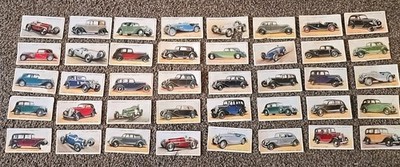 Vintage: 1934-36. ''Motorwagen''. 1. Serie. Player. 40 Karten. Fast komplett