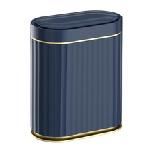 Elegant 2 Gallon Motion Sensor Trash Can in Midnight Blue - Waterproof Design