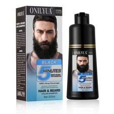 Men  s Beard Dye For Men Black In Minutes, Grey 1 Fl Oz Pack of 1 ,