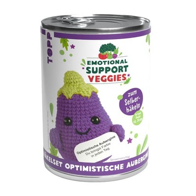 Emotional Support Veggies Häkelset - Optimistische Aubergine Esther Konrad