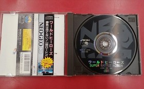 ADK World Heroes NEOGEO CD game software