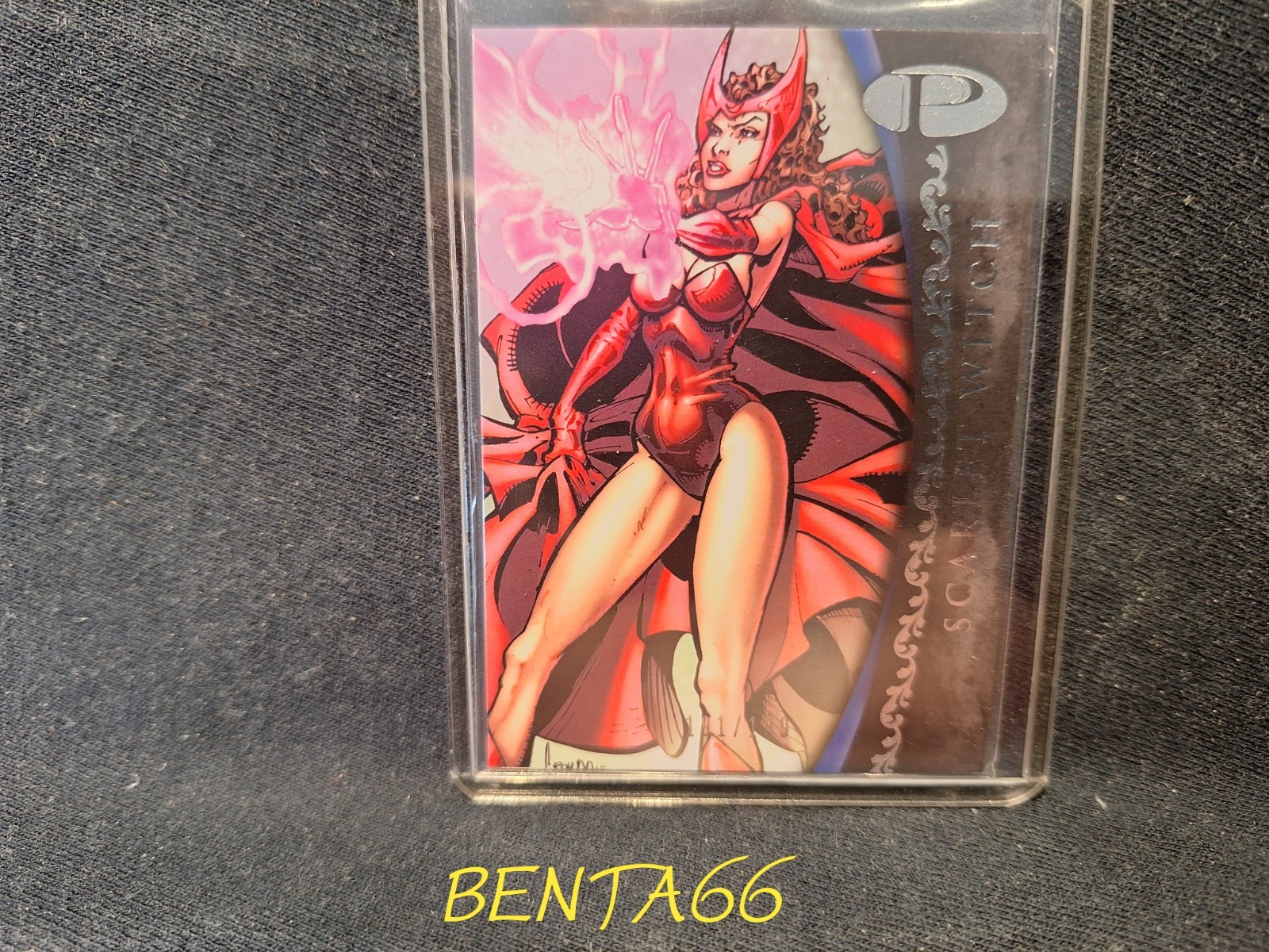 2012 Upper Deck Marvel Premier 🔥 Scarlet Witch #19 Serial Number 191/199