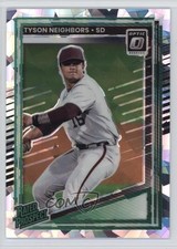 2025 Donruss Optic Rated Prospects Cracked Ice Prizm 6/25 Tyson Neighbors 4z8