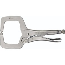 IRWIN VISE-GRIP 11R 11" Original Locking C-Clamp, 3-3/8" Jaw Capacity