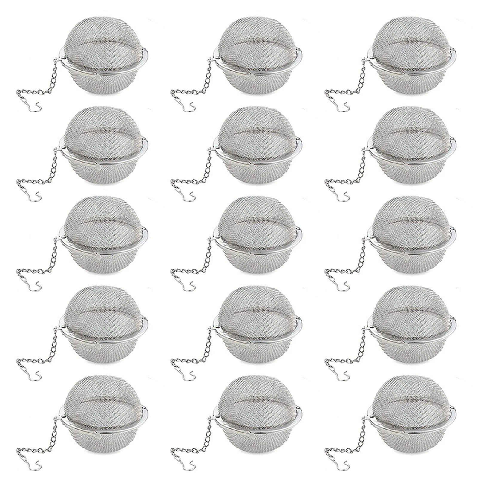 Tea Ball Infusers 15 PCS Extra Fine Mesh Stainless Steel Filter Steeper
Opens in a new window or tab
