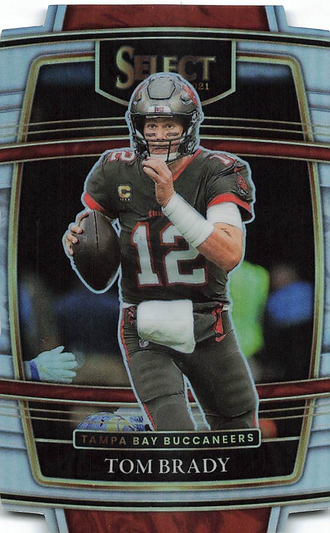 2021 Panini Select - Concourse Tom Brady #1 Silver Prizm