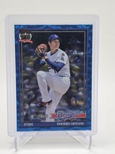 2026 Topps Series 1 Shohei Ohtani Dodgers 1991 Blue Crackle Foilboard /150