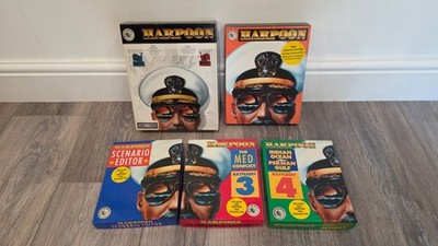 Harpoon + Erweiterungen - 51/4'' & 3,5'' Disketten - PC / IBM Spiel