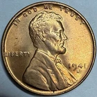 1941 S Uncirculated Lincoln Wheat Cent Exact Coin Imaged #LWC2004