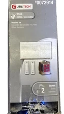 UTILITECH 0072914 Wired Doorbell Kit 2-Chimes White Finish & (2) Bell Wire {TT}