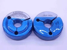 7/8 20 UNEF 3A THREAD RING GAGES .875 .8750 GO NO GO P.D.'S = .8425 & .8392