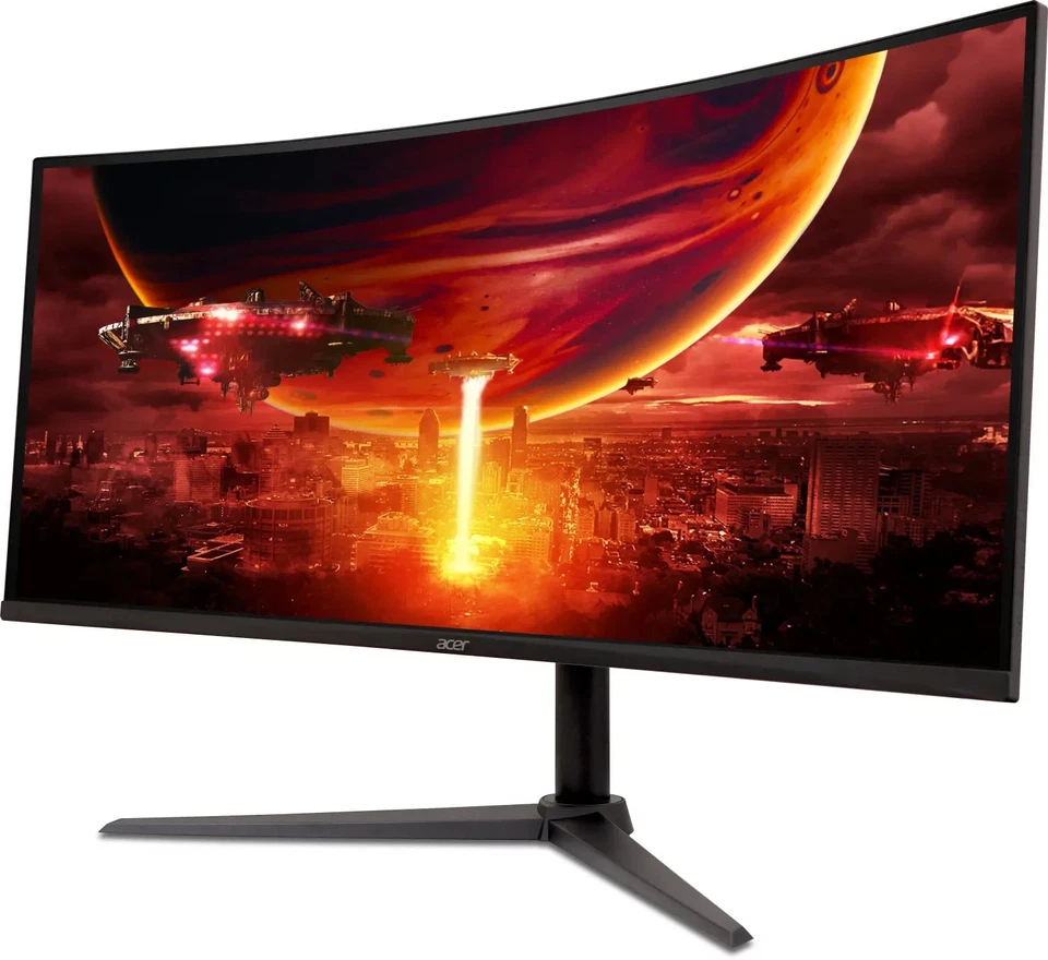 Acer Nitro ED340CUS3bmiipx 34" Curved Gaming UWQHD Monitor 3440x1440 1ms 180Hz - Bild 3 von 4