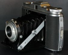 Agfa Isolette folding Camera 85mm f4.5 Agnar Lens Vintage