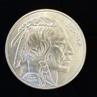 1 OUNCE .999 FINE SILVER BUFFALO ROUND INDIAN HEAD