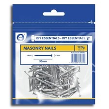 Masonry Nails Galvanised Concrete Brick Cement Fixing Nails 30mm 40mm 50mm 60mm