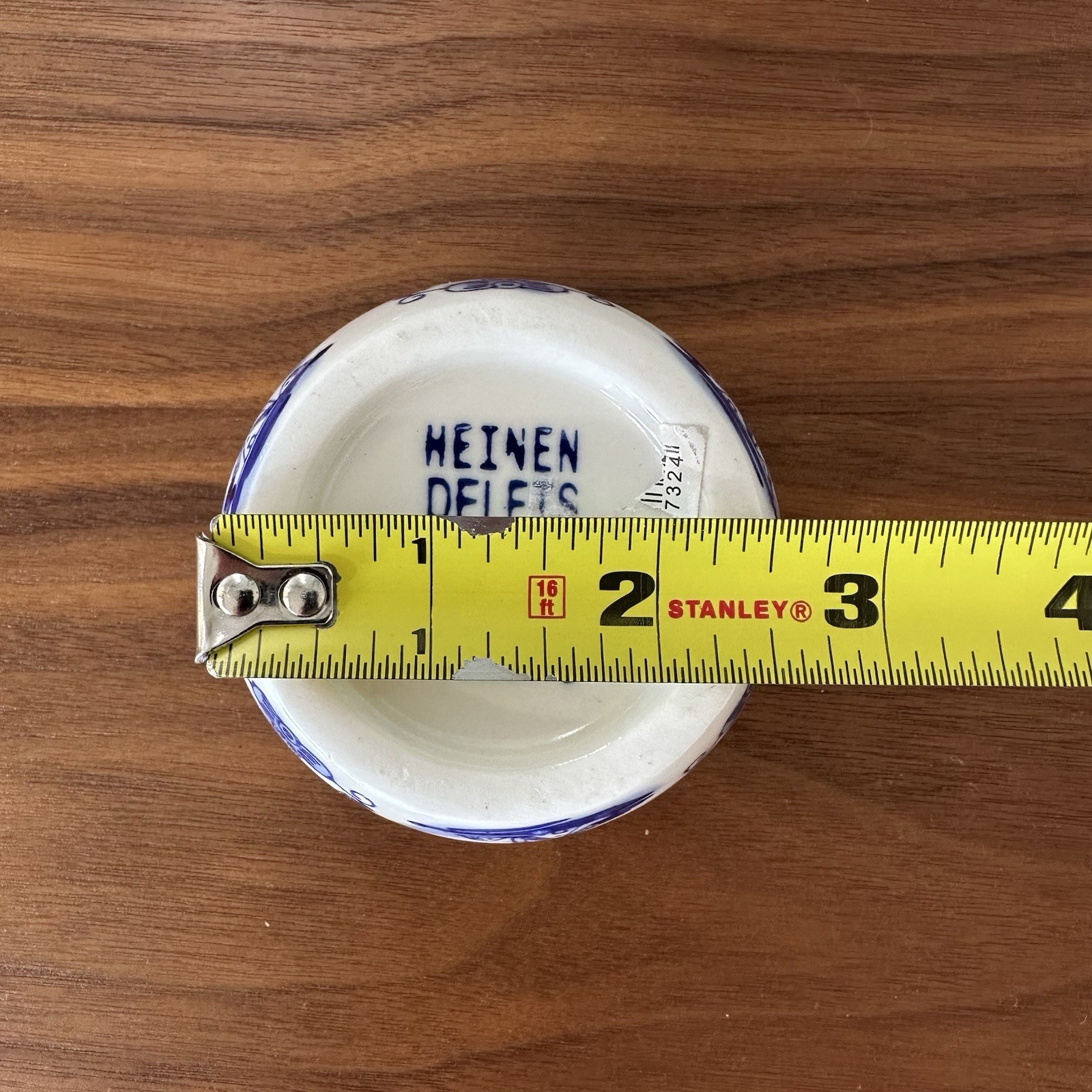 Heinen Delft Blauw Holland White Blue Candle Holder Tea Light Ceramic Mill NEW