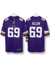 Minnesota Vikings Jared Allen #69 Nike Purple 2025 Retired NFL Game Jersey
