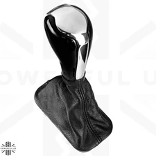 Gear shift Knob stick Black Piano for Range Rover L322 Vogue Polished Insert Kit