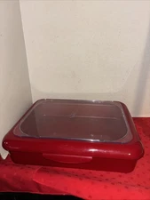 Fancy Panz Casserole Carrier - Outer Container Only- Estate Find