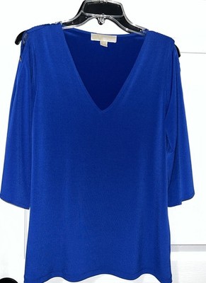 Ladies, Blouse Size, Small Michael Kors Royal Blue